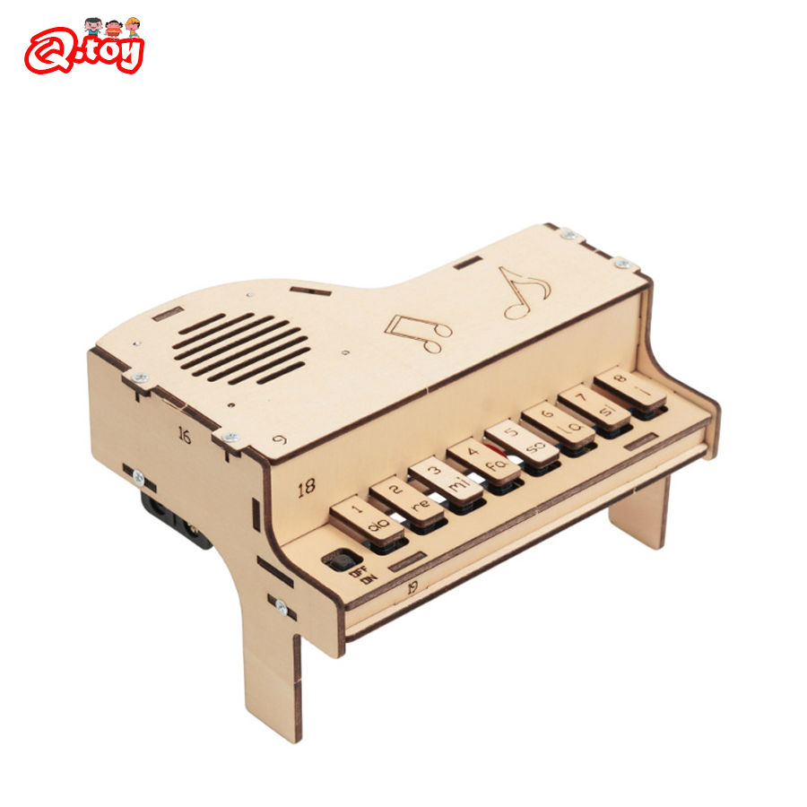 Diy Electronics Toys - DIY ไม้เปียโนอิเล็กทรอนิกส์รุ่นวัยรุ่นของเล่นวิทยาศาสตร์ประกอบ Panotron การทดลองวัสดุชุดสําหรับเด็กการศึกษา