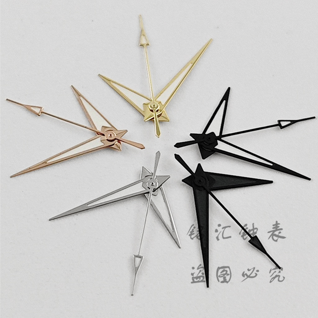 Diy Electronics Watch - เข็มนาฬิกาสีดำ เทา โรสโกลด์ เงิน ทอง พร้อมพรายน้ำสีเขียว