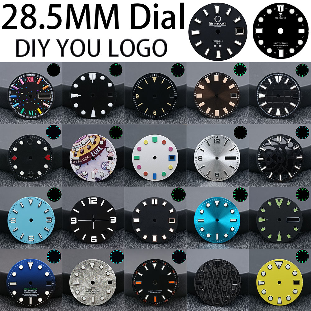Diy Electronics Watch - หน้าปัดนาฬิกาขนาด 28.5 มม. พร้อมกลไก N H35/NH36