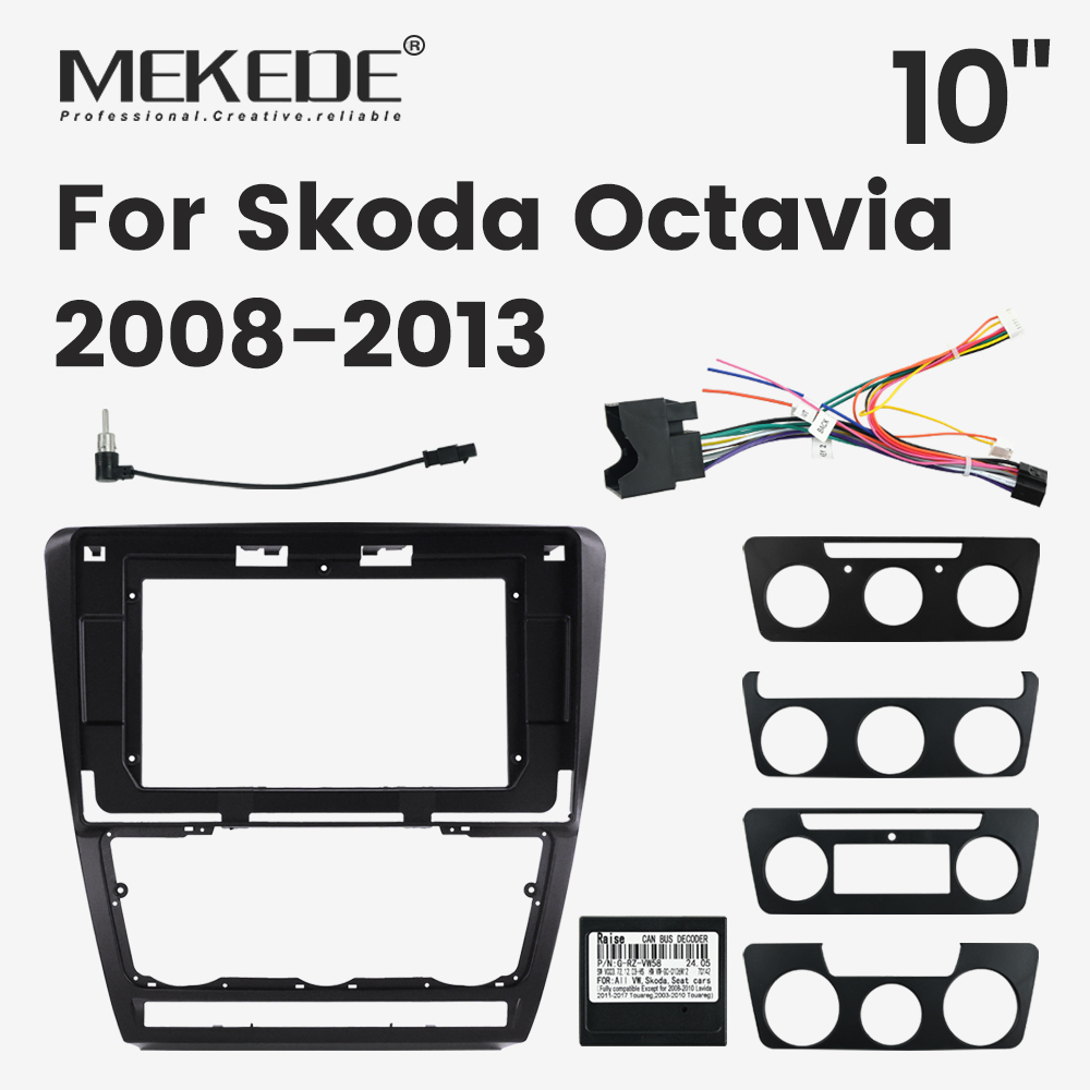 Diy Electronics Radio - ชุดติดตั้งวิทยุติดรถยนต์ MEKEDE สำหรับ Skoda Octavia ปี