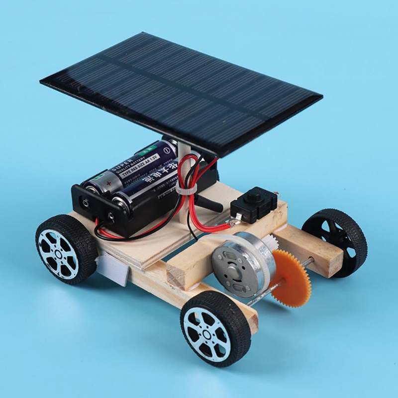 Diy Electronics Toys - ประกอบรถพลังงานแสงอาทิตย์สิ่งประดิษฐ์สร้างสรรค์ความสามารถของมอเตอร์เด็กการคิดอย่างมีสติ DIY ชุดอิเล็กทรอนิกส์ของเล่นเทคโนโลยีสำหรับเด็ก