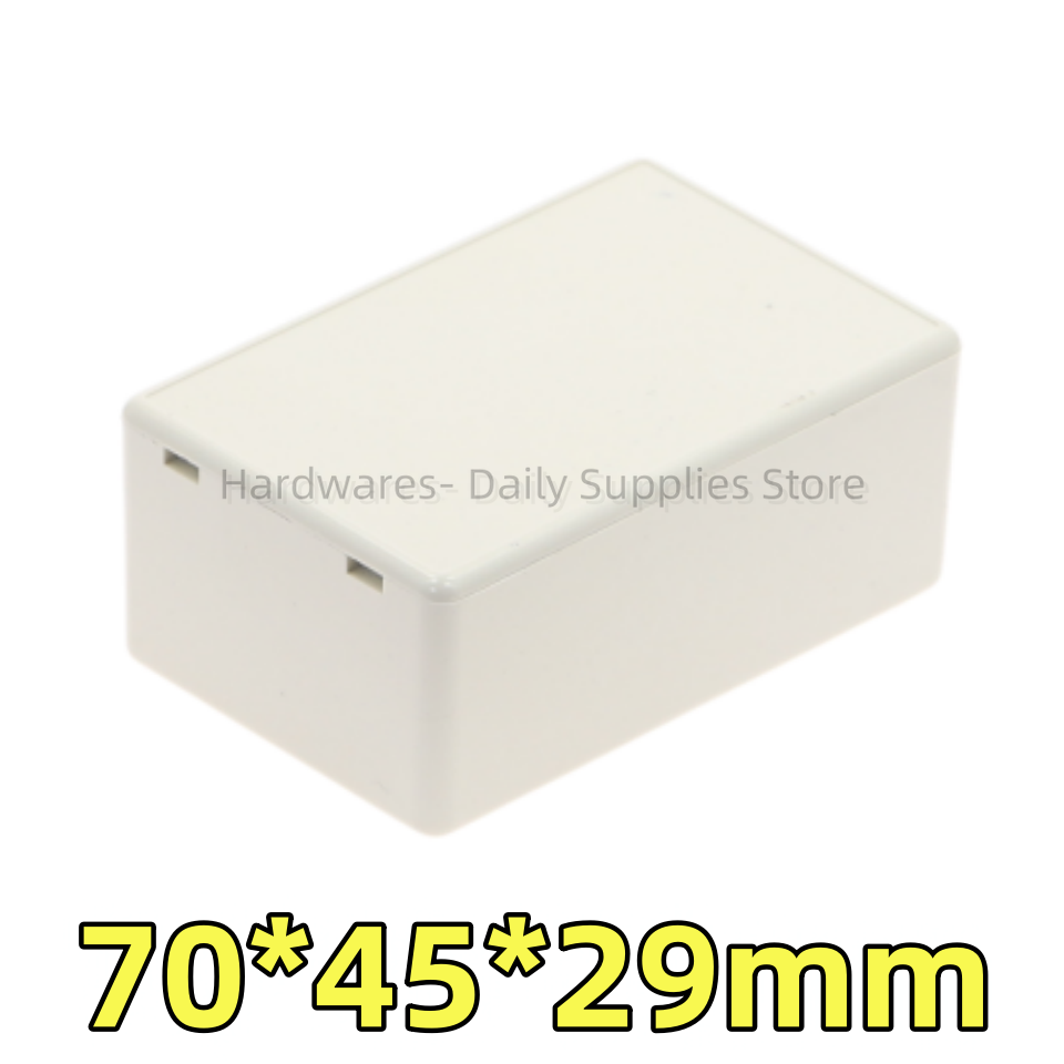 Diy Electronics Case - 1ชิ้นเคสพลาสติก70x45x29มม. กล่องกันน้ำแบบ DIY กล่องเชื่อมต่อสีขาว