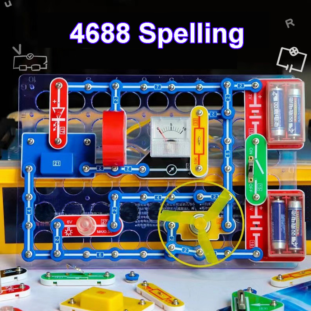 Diy Electronics Toys - ชุดสำรวจวงจรฟิสิกส์ประกอบชิ้นส่วนอิเล็กทรอนิกส์วิทยาศาสตร์อิเล็กทรอนิกส์สำหรับเด็ก