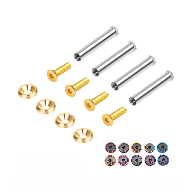 Diy Electronics Case - 25MM 4pcs การกระจายความร้อนพัดลมสกรูเดสก์ท็อปคอมพิวเตอร์ PC พัดลมตกแต่งสกรูคงที่แชสซี DIY