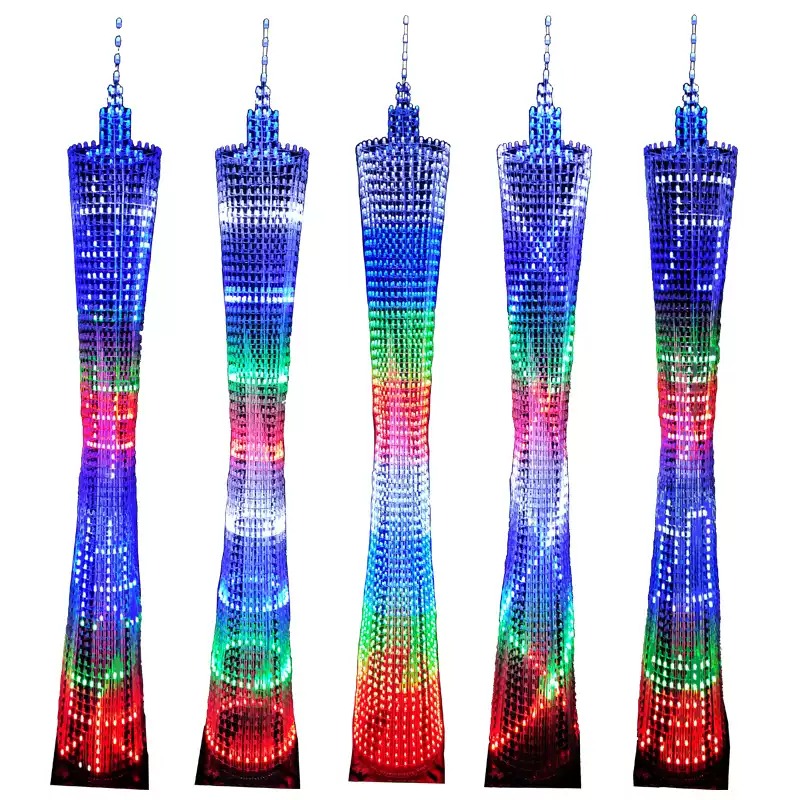 Learn Diy Electronics - ชุดอุปกรณ์อิเล็กทรอนิกส์ DIY แบบประกอบเอง Canton Tower 64