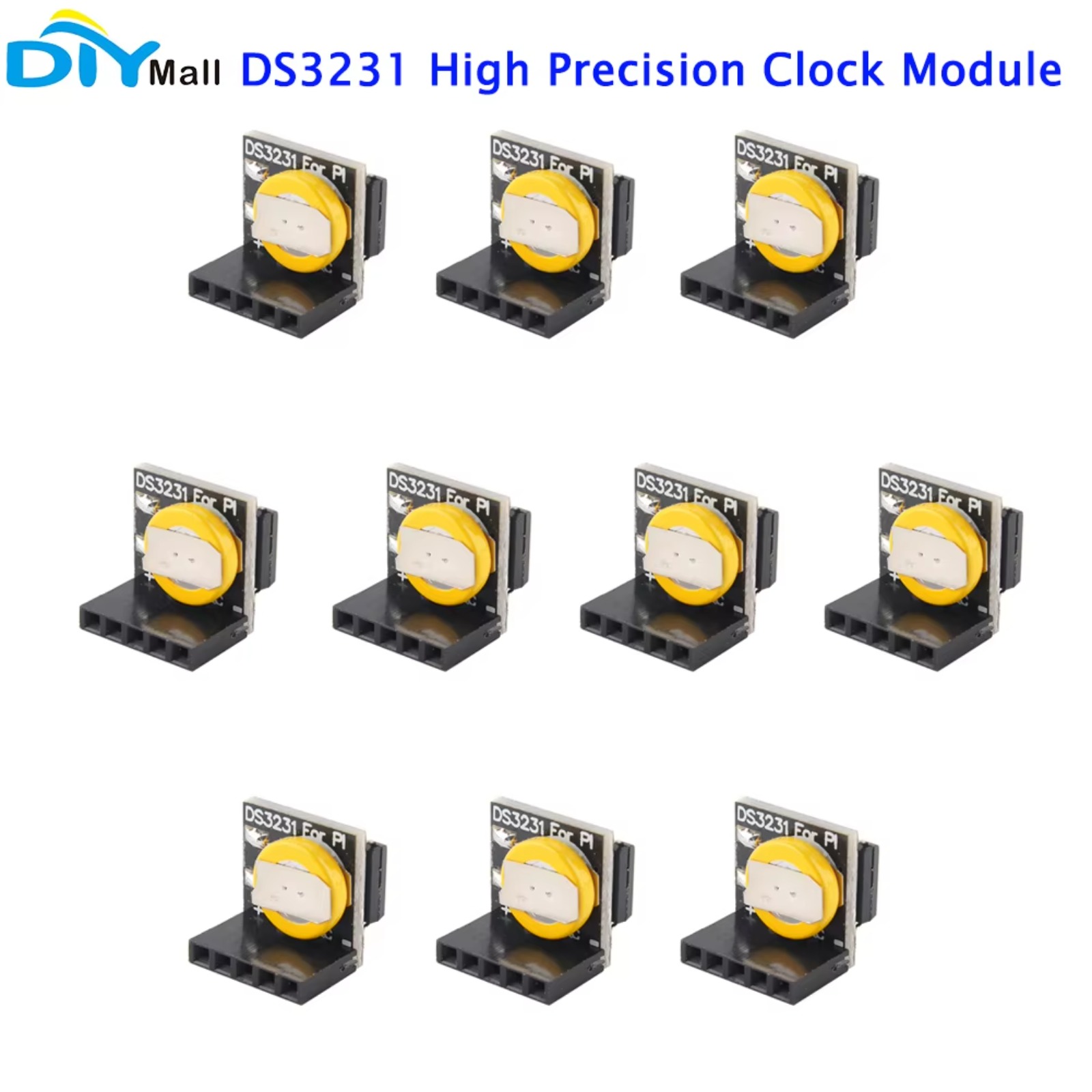 Rtc Module Ds3231 - 10 ชิ้น DS3231 โมดูลนาฬิกาความแม่นยำสูง RTC เรียลไทม์สำหรับอาร์ดูโน่