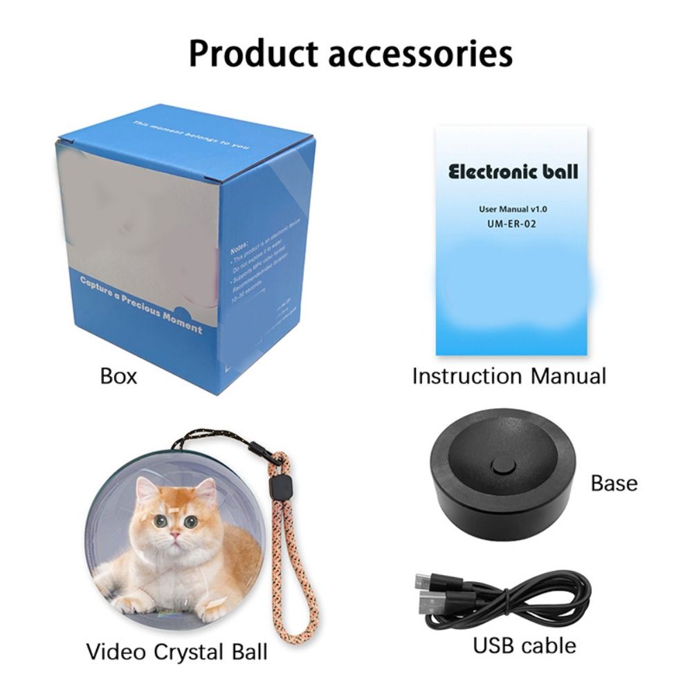 ลูกบอลแสดงภาพวิดีโอไร้สาย 3 มิ - Diy Electronics Videos บทวิจารณ์และราคา