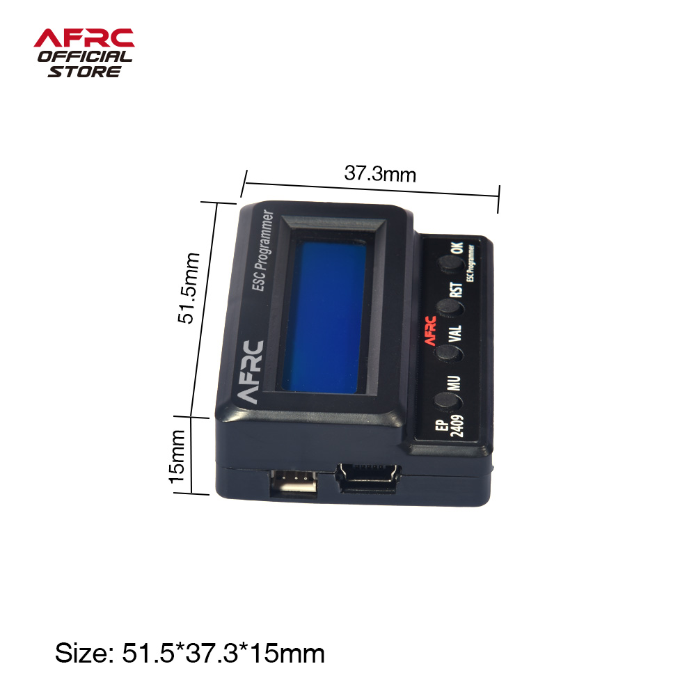 AFRC EP2409 LCD ESC โปรแกรมเมอ - Diy Electronics Toys บทวิจารณ์และราคา