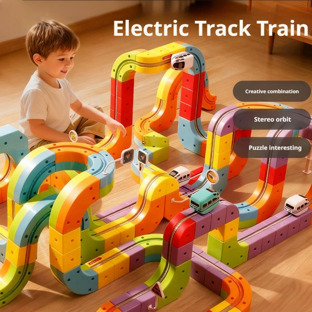 ชุดประกอบรางรถไฟวิเศษ DIY ของเ - Diy Electronics Toys บทวิจารณ์และราคา