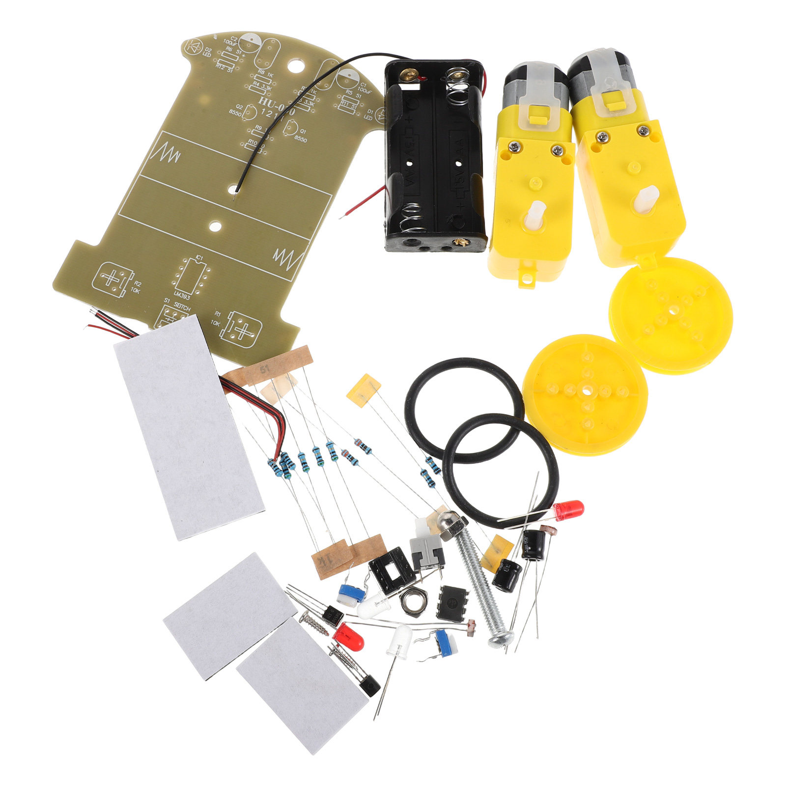 ชุดอุปกรณ์รถหุ่นยนต์ 1 ชุด รถต - Learn Diy Electronics บทวิจารณ์และราคา
