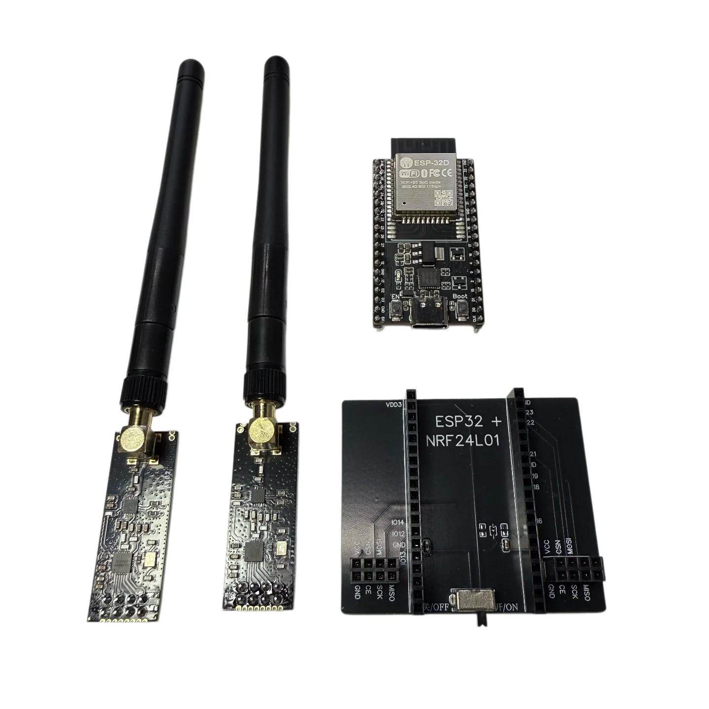 บอร์ดพัฒนา ESP32 DevKitC โมดูล - Nrf24L01 Module Wireless บทวิจารณ์และราคา