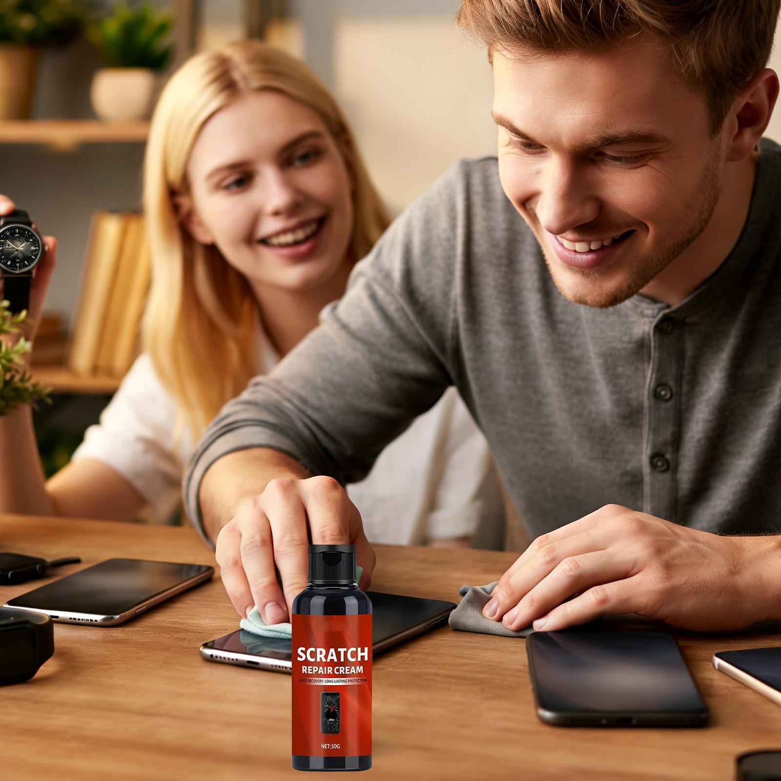 ครีมขัดและลบรอยขีดข่วนบนกระจก  - Learn Diy Electronics บทวิจารณ์และราคา