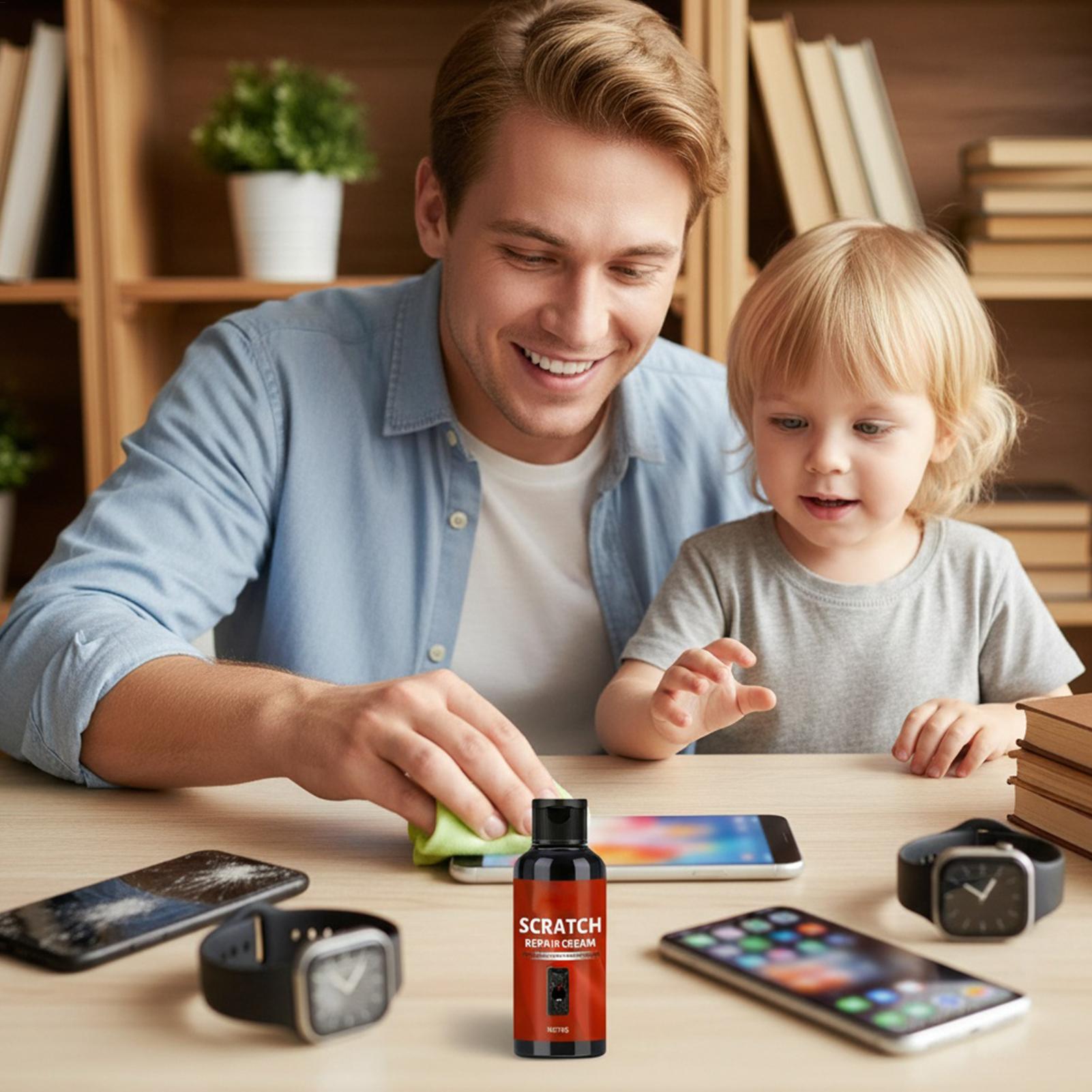 ครีมขัดและลบรอยขีดข่วนบนกระจก  - Learn Diy Electronics บทวิจารณ์และราคา