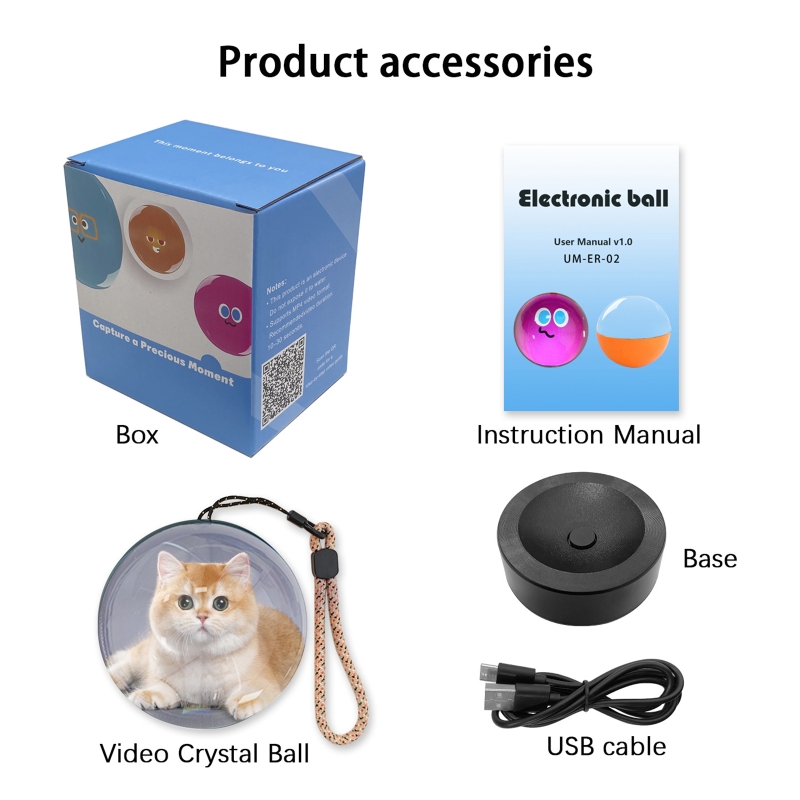 ลูกบอลคริสตัล 3 มิติ พร้อม Wif - Diy Electronics Videos บทวิจารณ์และราคา