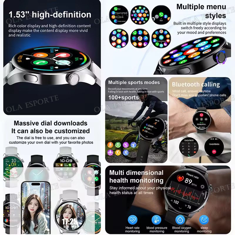 สมาร์ทวอทช์รุ่นใหม่สำหรับผู้ชา - Diy Electronics Watch บทวิจารณ์และราคา
